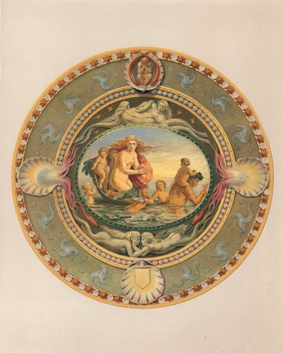 Plateau in maiolica, presentato dal Conte di Mount Edgecumbe (cromolito) da Robert Dudley