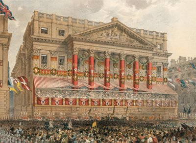 La Mansion House, 7 marzo 1863 (incisione) da Robert Dudley
