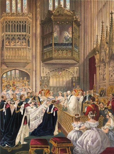 Il matrimonio nella Cappella di San Giorgio, Windsor da Robert Dudley