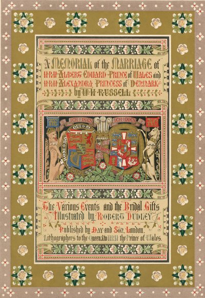 Frontespizio (cromolitografia) da Robert Dudley