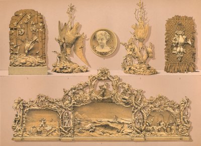 Intagli in legno, 1893 da Robert Dudley