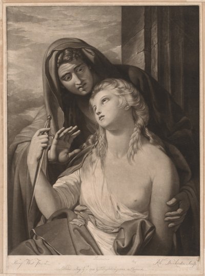 La morte di Lucrezia da Robert Dunkarton