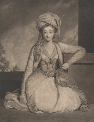 Mary Horneck, 1 febbraio 1778 da Robert Dunkarton