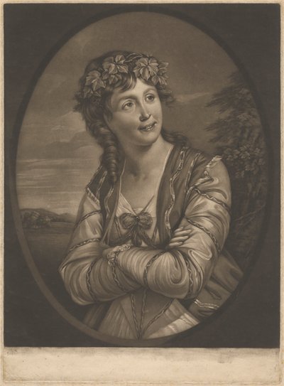 Miss Ann Catley nel Personaggio di Eufrosine da Robert Dunkarton