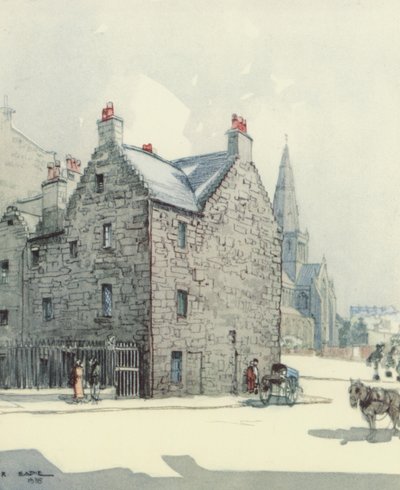 Glasgow: Provands Lordship (litografia a colori) da Robert Eadie