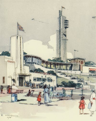 Glasgow: La mostra (litografia a colori) da Robert Eadie