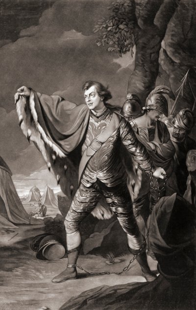 Attore inglese Samuel Reddish. Ritratto da Robert Edge (after) Pine