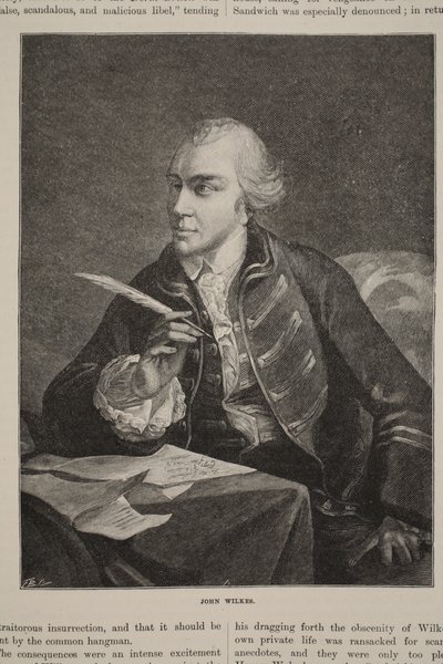John Wilkes, illustrazione da 