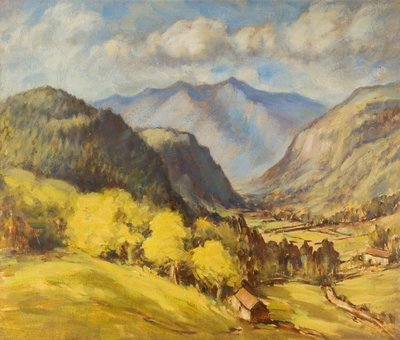 Paesaggio della valle da Robert Ernest McEune