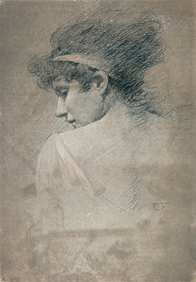 Studio femminile, c1895, 1897 da Robert Fowler
