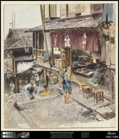 Una strada a Ikao, Giappone, III da Robert Frederick Blum