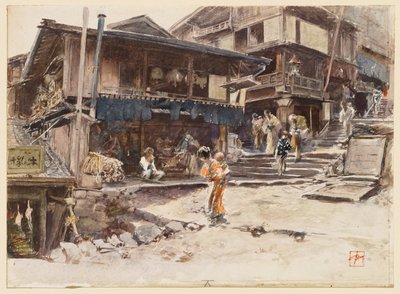 Una strada a Ikao, Giappone, I da Robert Frederick Blum