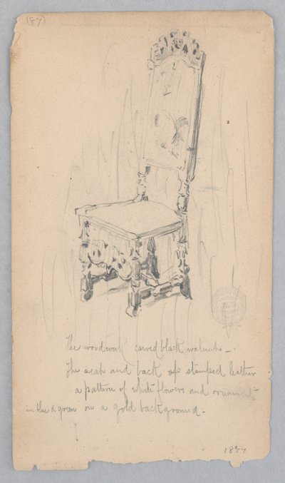 Sedia da Robert Frederick Blum