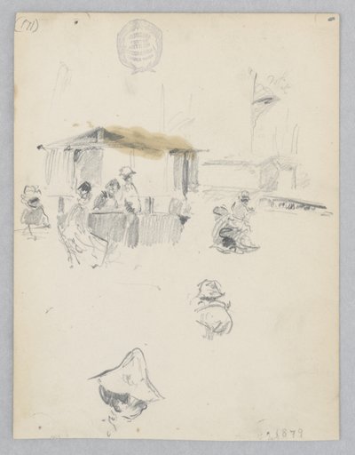 Scena di mercato da Robert Frederick Blum