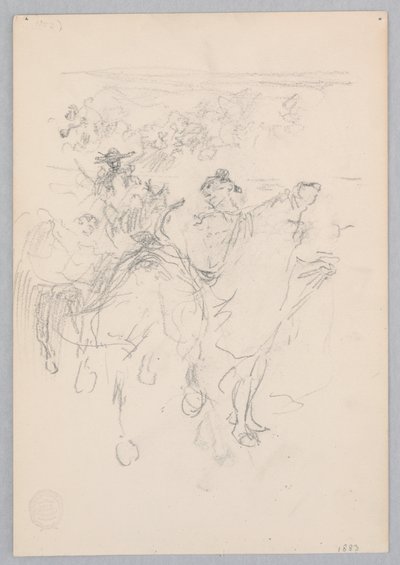 Uomini a cavallo da Robert Frederick Blum