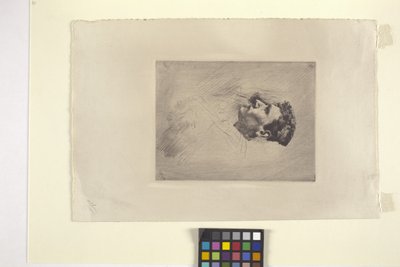 Ritratto di profilo di un uomo da Robert Frederick Blum
