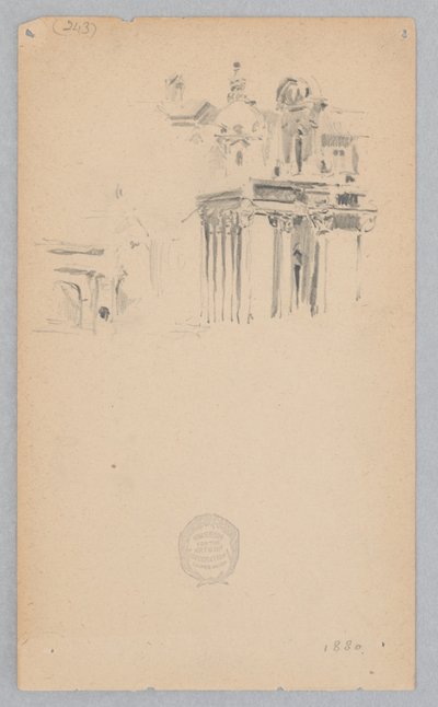 San Lorenzo in Miranda, Roma, Italia da Robert Frederick Blum