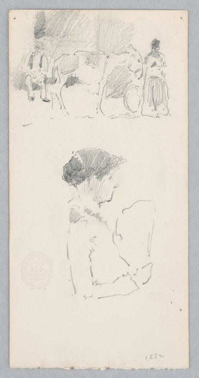 Scena di strada da Robert Frederick Blum