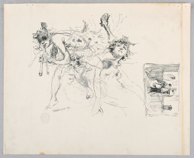 Studio per una donna danzante, "Moods to Music," Mendelssohn Glee Club, New York, NY da Robert Frederick Blum