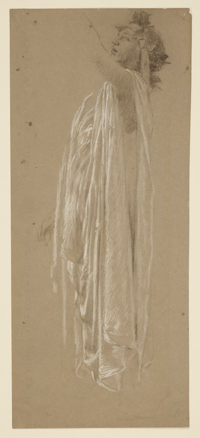 Studio per il Capo della Processione, “Festival della Vendemmia,” Mendelssohn Glee Club, New York, NY da Robert Frederick Blum