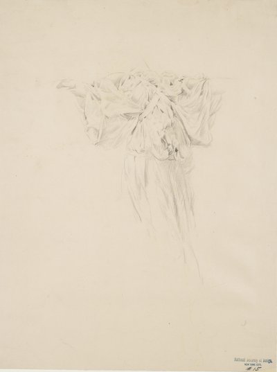 Studio di drappeggio per murale Moods to Music da Robert Frederick Blum