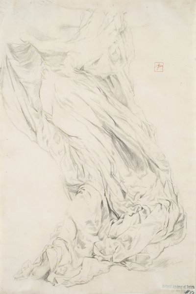 Studio di drappeggio per murale Moods to Music da Robert Frederick Blum