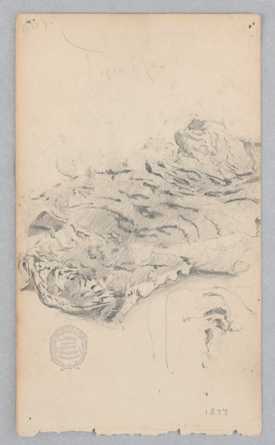 Tappeto di pelle di tigre da Robert Frederick Blum