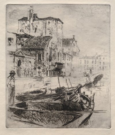 Canale e barche veneziane, n. 8 da Robert Frederick Blum