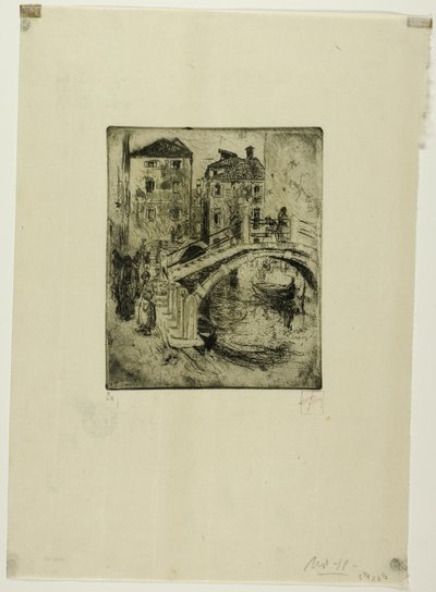 Canale e ponti veneziani da Robert Frederick Blum