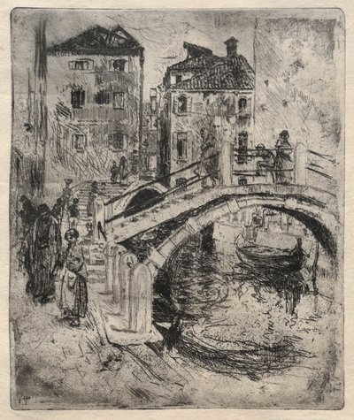 Canale e ponti veneziani da Robert Frederick Blum