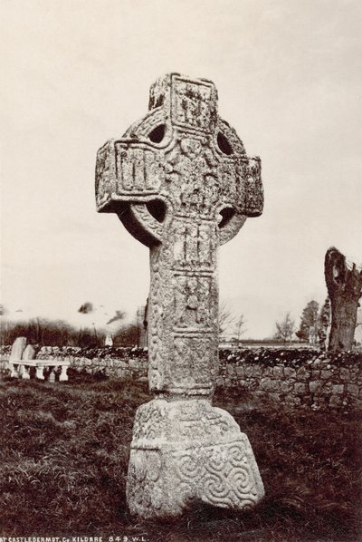 La Croce Alta del Nord a Castledermot, Co. Kildare, Irlanda da Robert French
