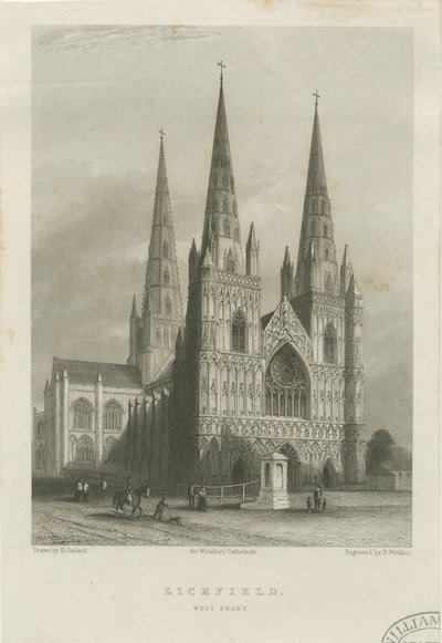 Cattedrale di Lichfield - Facciata Ovest da Robert Garland
