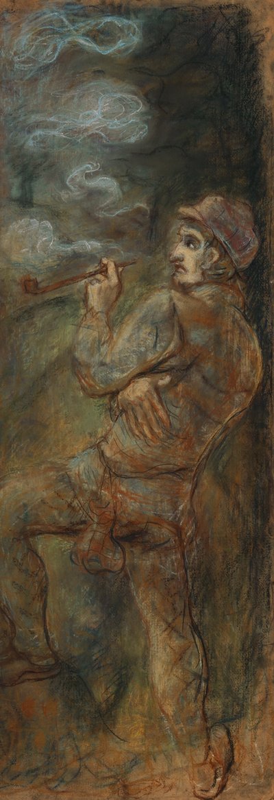 Fumatore, 1917 da Robert Genin