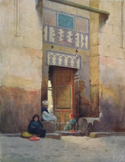 Una porta della moschea, Il Cairo, c. 1880, 1904 da Robert George Talbot Kelly