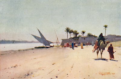 Un villaggio del Nilo da Robert George Talbot Kelly