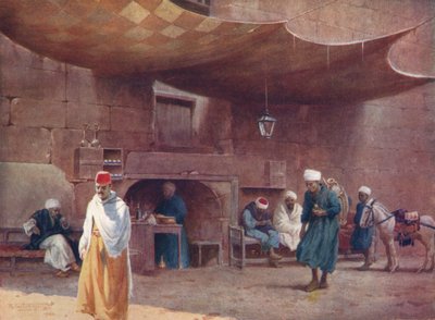Un caffè arabo, Il Cairo, c1880, 1904 da Robert George Talbot Kelly