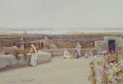 Damasco guardando a est da Robert George Talbot Kelly