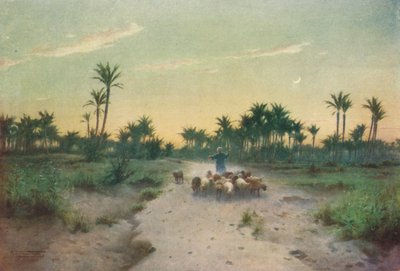 Nella terra di Goshen - Sera, c1880, 1904 da Robert George Talbot Kelly