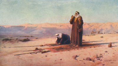 Preghiera nel deserto, c1880, 1904 da Robert George Talbot Kelly