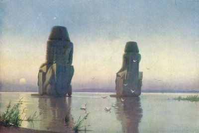 I colossi di Tebe - Sorgere della luna da Robert George Talbot Kelly