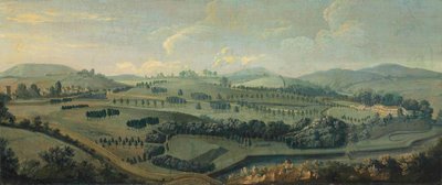 Una vista del parco di Gisburne, Yorkshire, e del parco da Robert Griffier