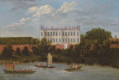 Una vista di Syon House dal Tamigi da Robert Griffier