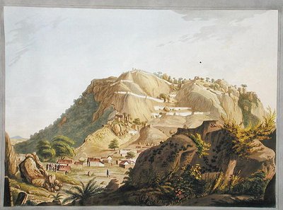 Vista sud-occidentale di Ootra-Durgum, illustrazione da 