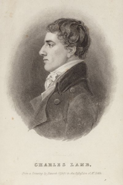 Ritratto di Charles Lamb da Robert Hancock