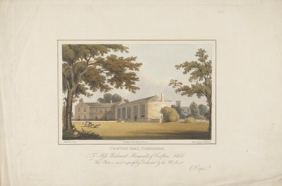 Crofton Hall, Yorkshire da Robert Havell