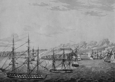 La caduta di Oswego, c1815 da Robert Havell
