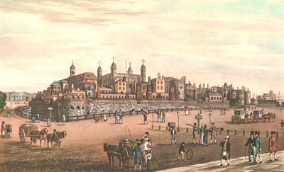 La Torre di Londra da Robert Havell