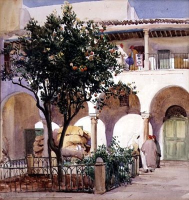 Cortile in Marocco da Robert Hawthorn Kitson