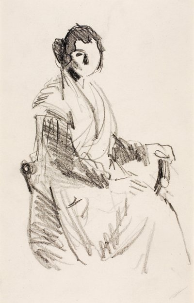 Donna seduta da Robert Henri
