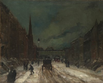 Scena di strada con neve (57th Street, NYC) da Robert Henri